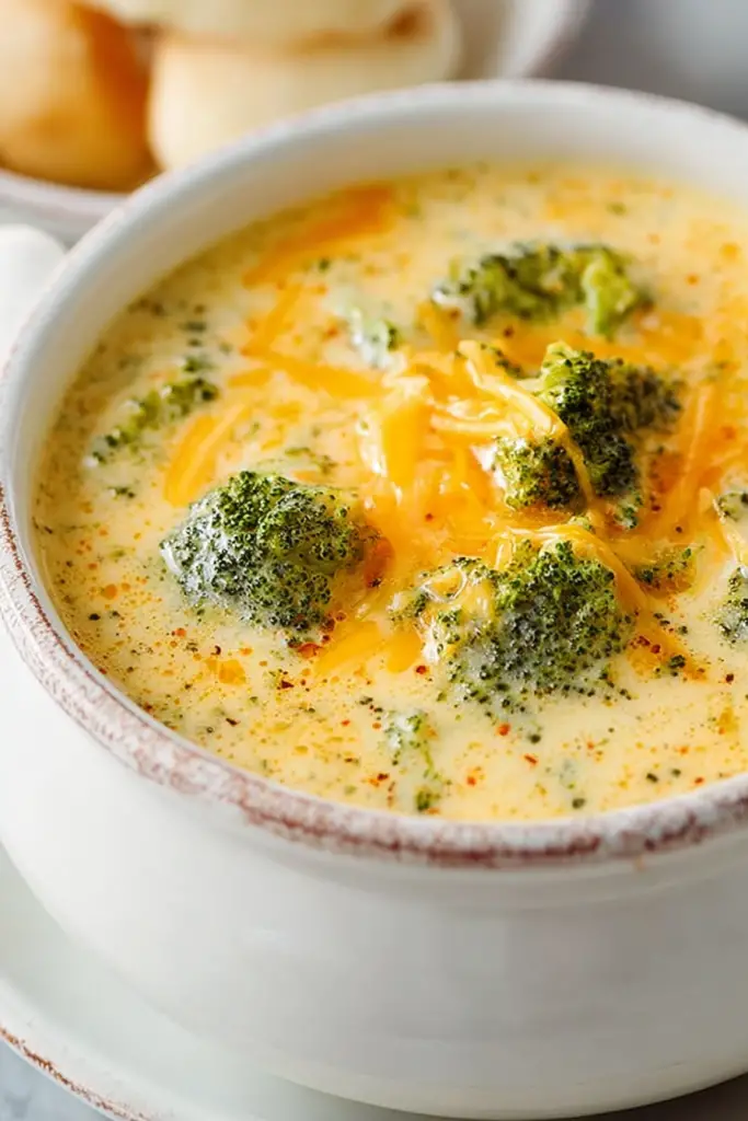 Easy Broccoli Cheese Soup Like Panera