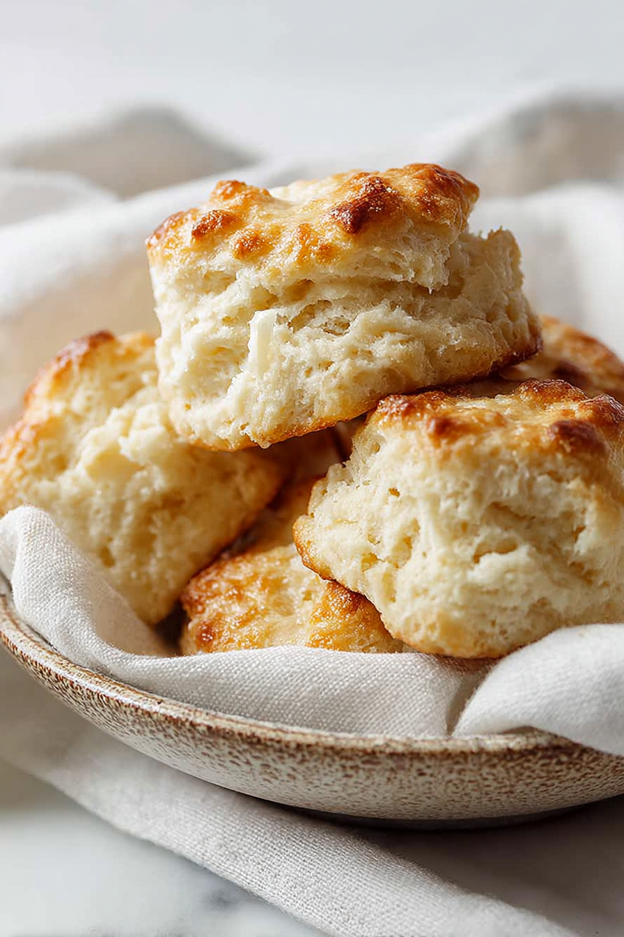 Easy Butter Swim Biscuits