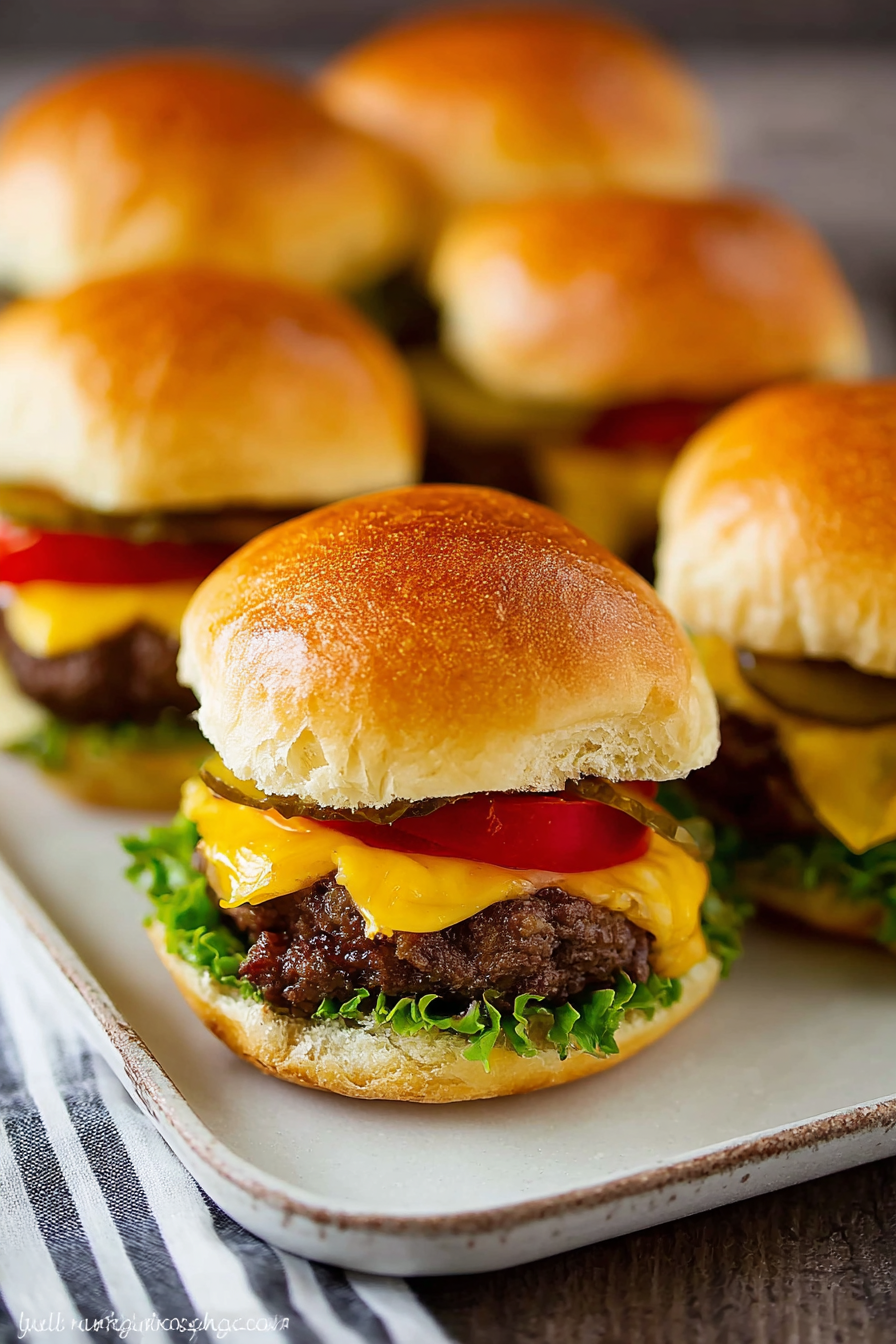Easy Cheeseburger Sliders for Game Day