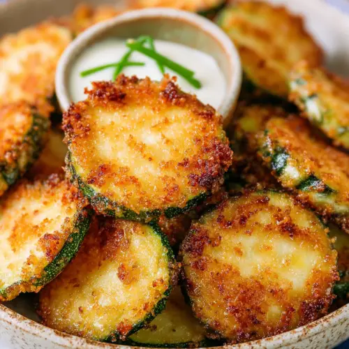 Easy Crispy Fried Zucchini Recipe