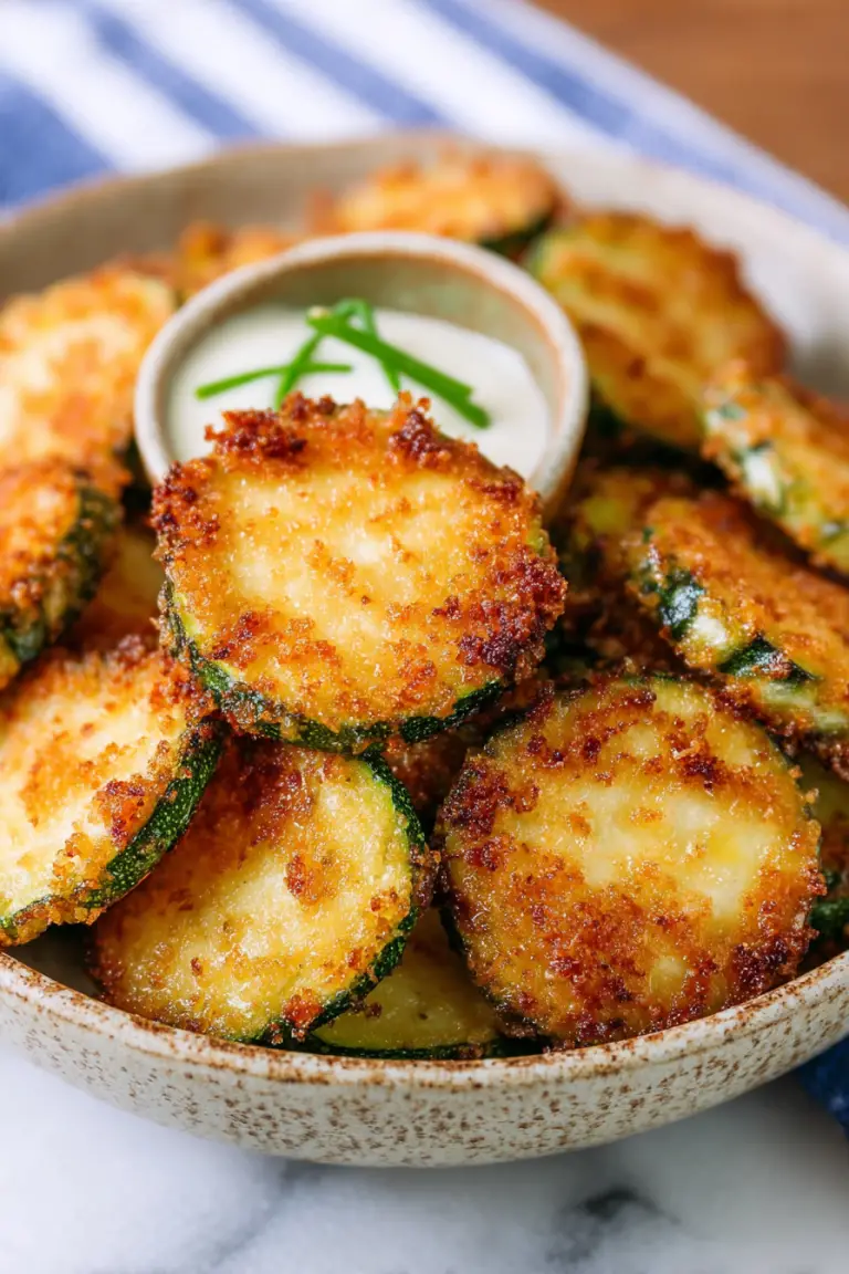 Easy Crispy Fried Zucchini Recipe