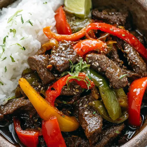 Easy Crockpot Pepper Steak Recipe
