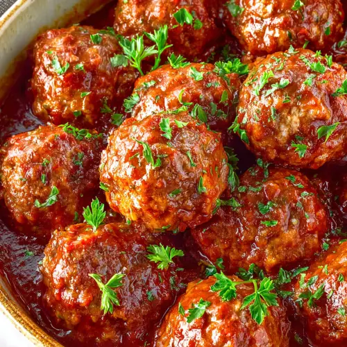 Easy Delish Porcupine Meatballs