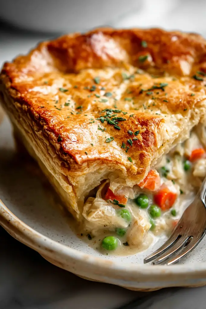 Easy Double Crust Chicken Pot Pie Recipe