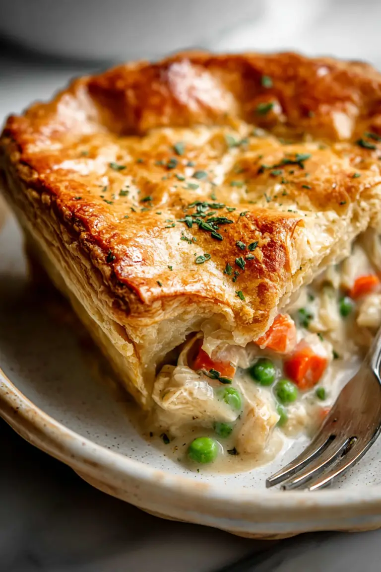 Easy Double Crust Chicken Pot Pie Recipe