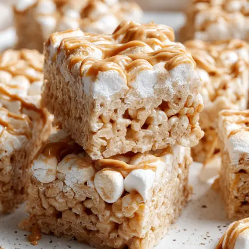 Easy Fluffernutter Rice Krispie Bars
