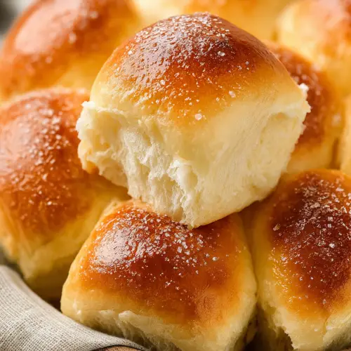 Easy Fluffy Dinner Rolls in One Hour
