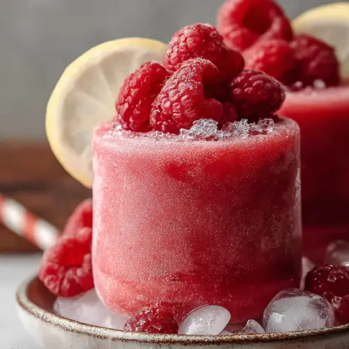 Easy Frozen Raspberry Lemonade Treats