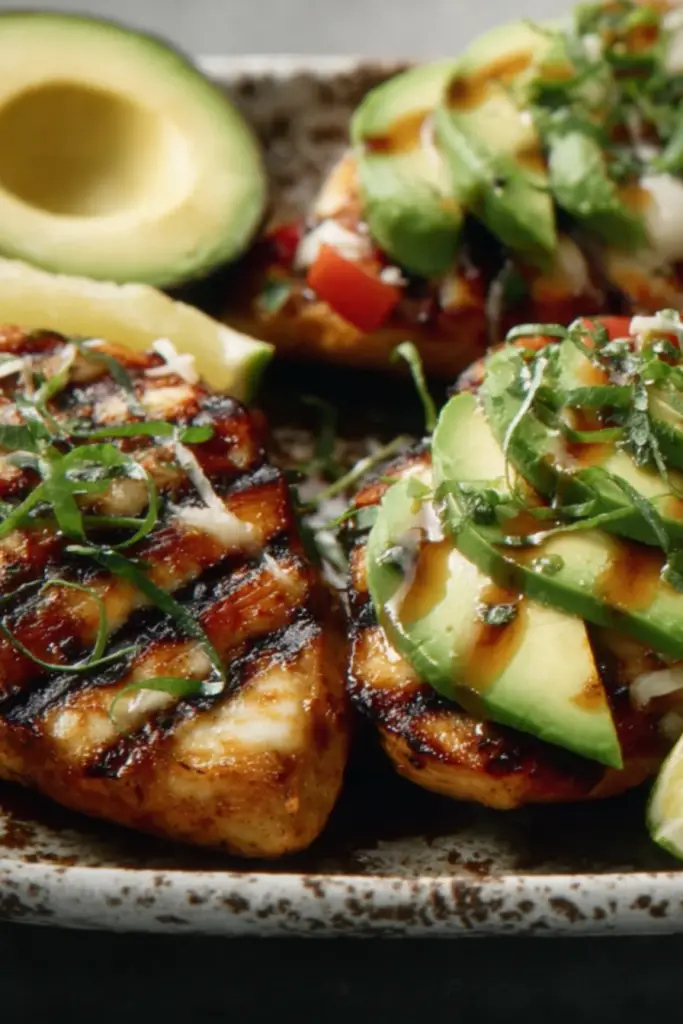 Easy Grilled California Avocado Chicken