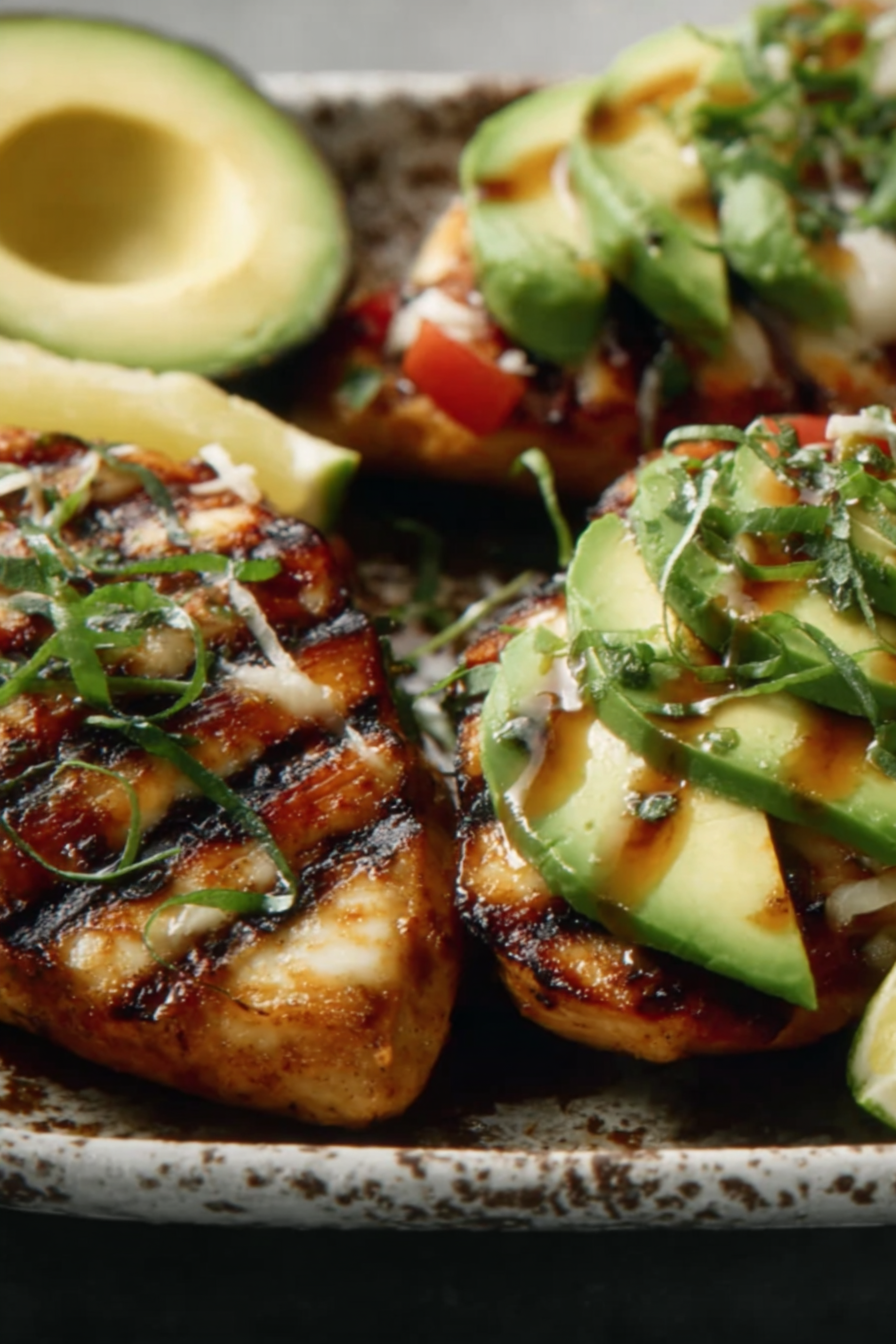 Easy Grilled California Avocado Chicken