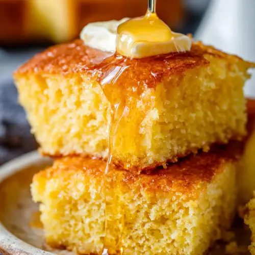 Easy Moist Honey Cornbread Recipe