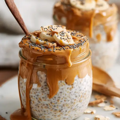 Easy Peanut Butter Overnight Oats Recipe