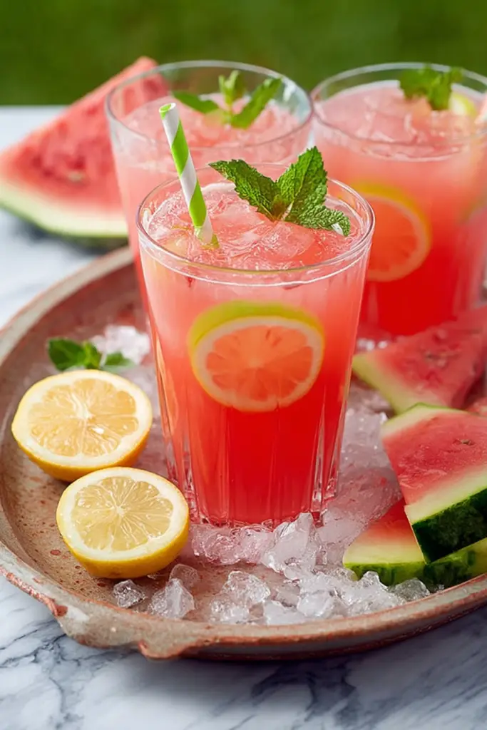 Easy Refreshing Watermelon Lemonade