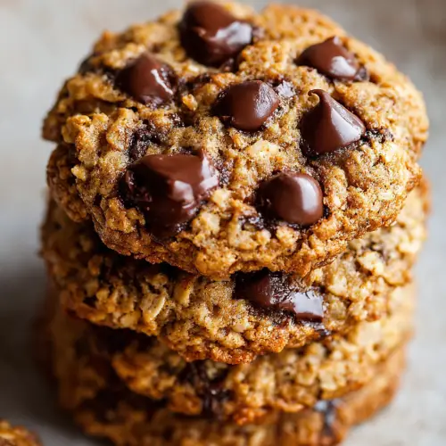 Easy Skinny Oatmeal Chocolate Chip Cookies