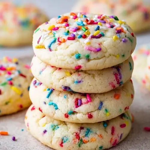 Easy Soft Baked Funfetti Sugar Cookies