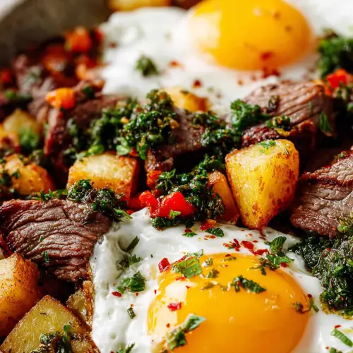 Easy Steak and Potato Breakfast Hash
