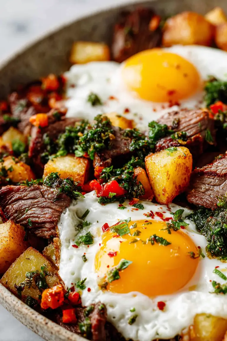 Easy Steak and Potato Breakfast Hash