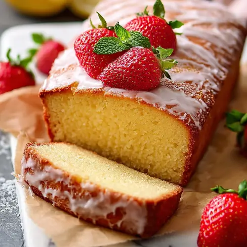 Easy Strawberry Lemon Loaf Cake Recipes