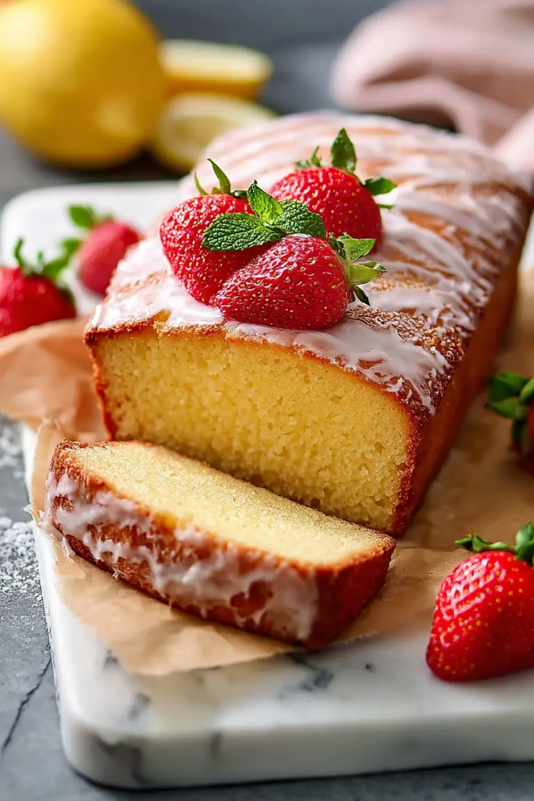Easy Strawberry Lemon Loaf Cake Recipes