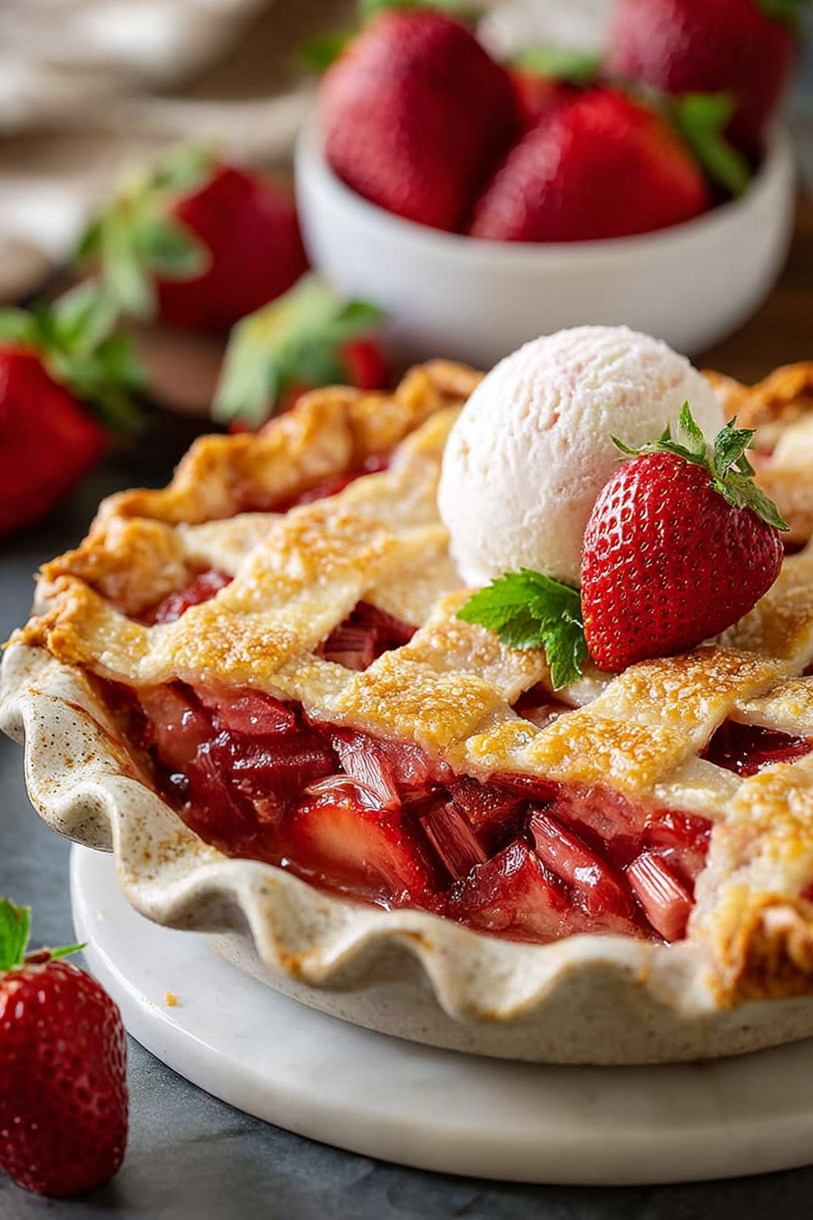 Easy Strawberry Rhubarb Pie Recipes