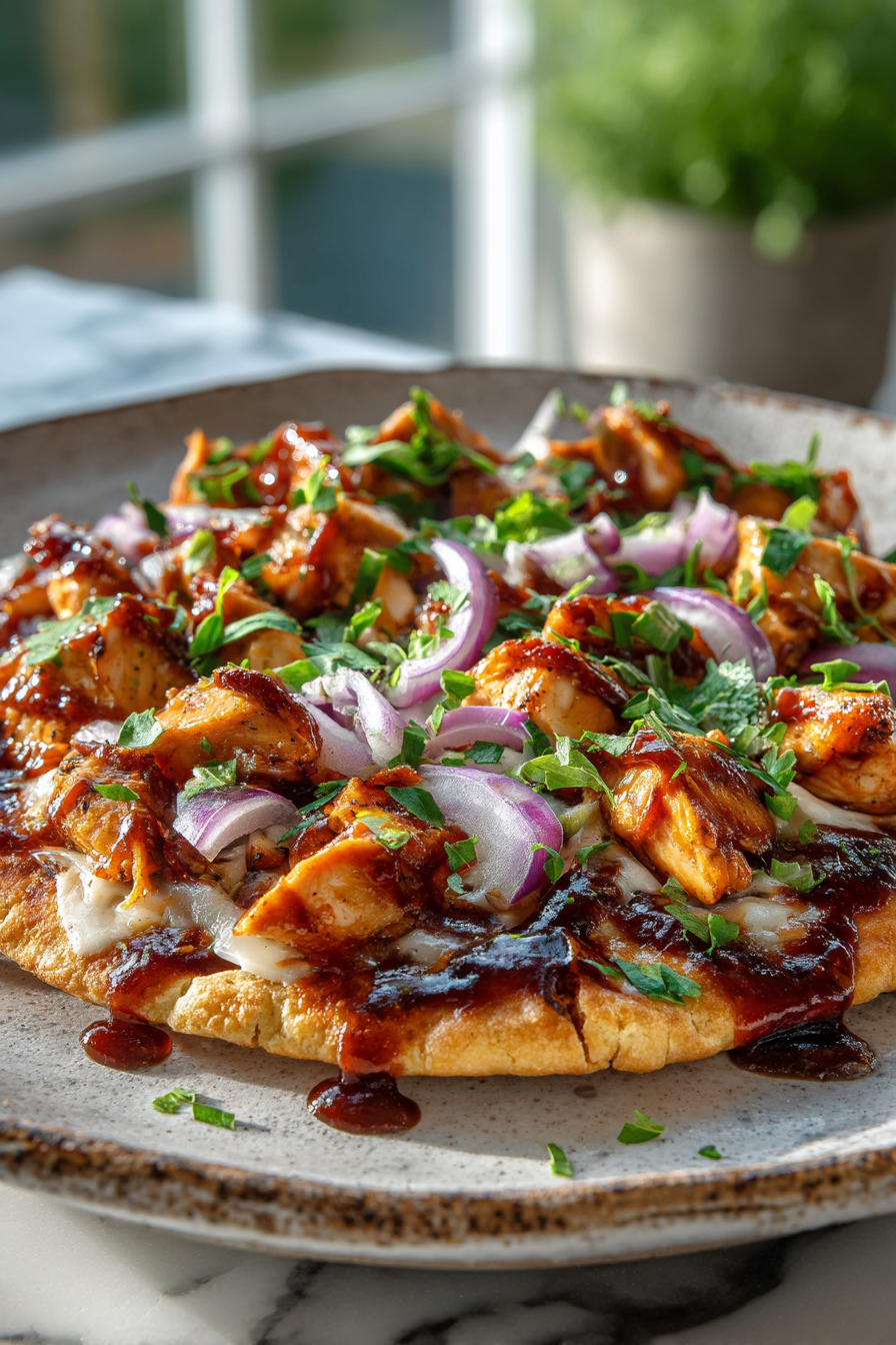 BBQ Chicken Flatbread Recipe