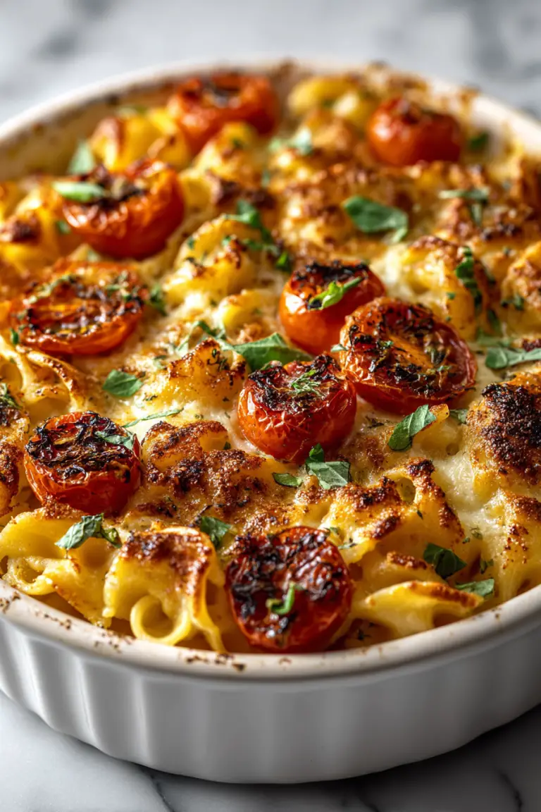 Baked Boursin Tomato Pasta Bake