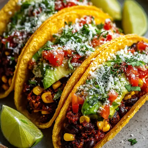Black Bean and Corn Tacos Recipe
