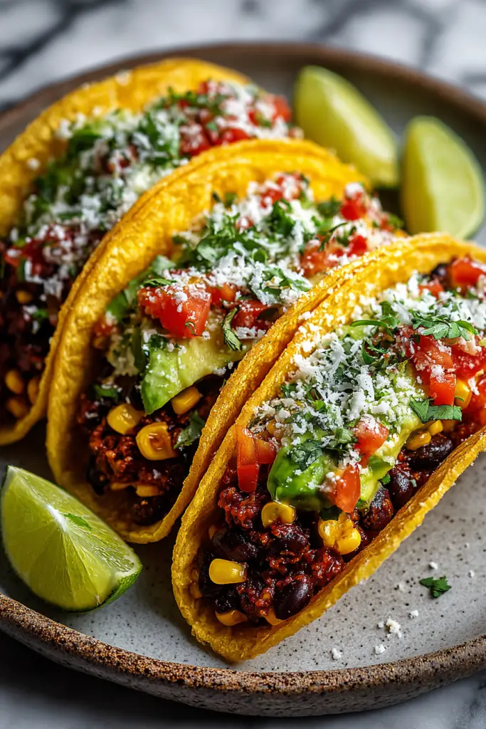 Black Bean and Corn Tacos Recipe