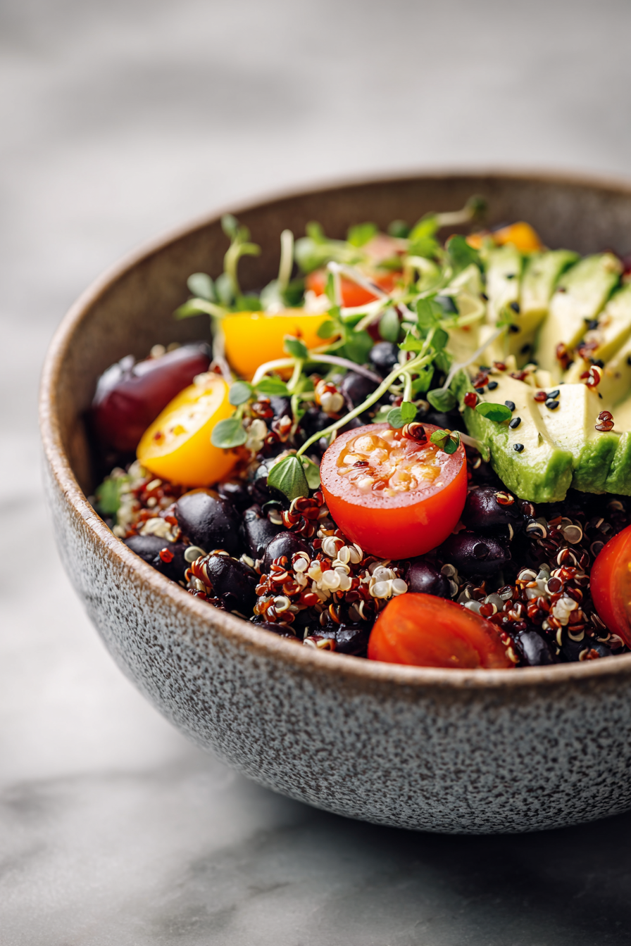 Black Bean and Quinoa Bowl
