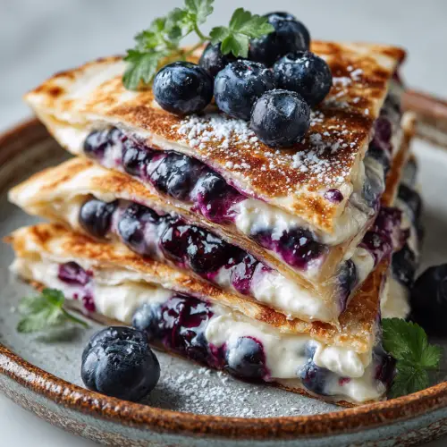Blueberry Morning Quesadilla Recipe