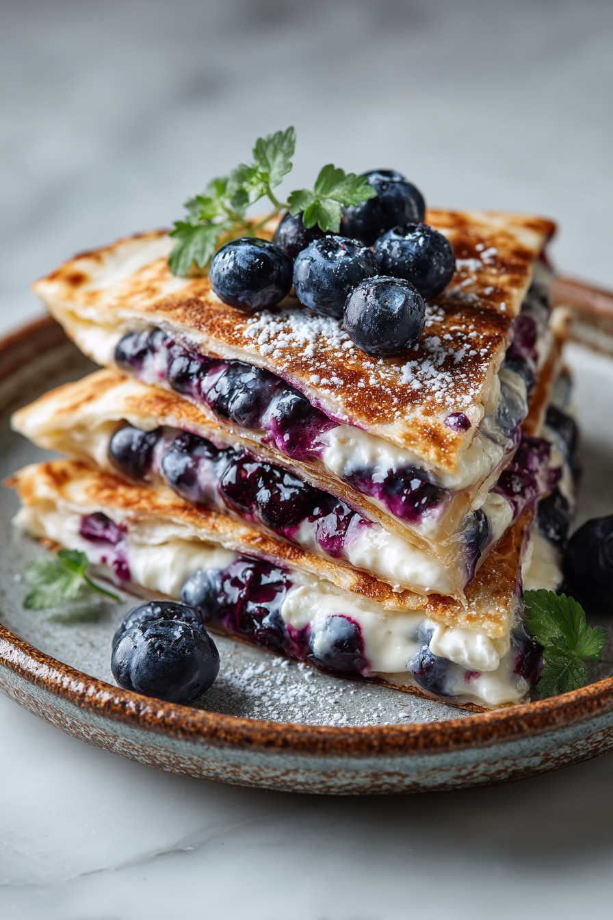 Blueberry Morning Quesadilla Recipe