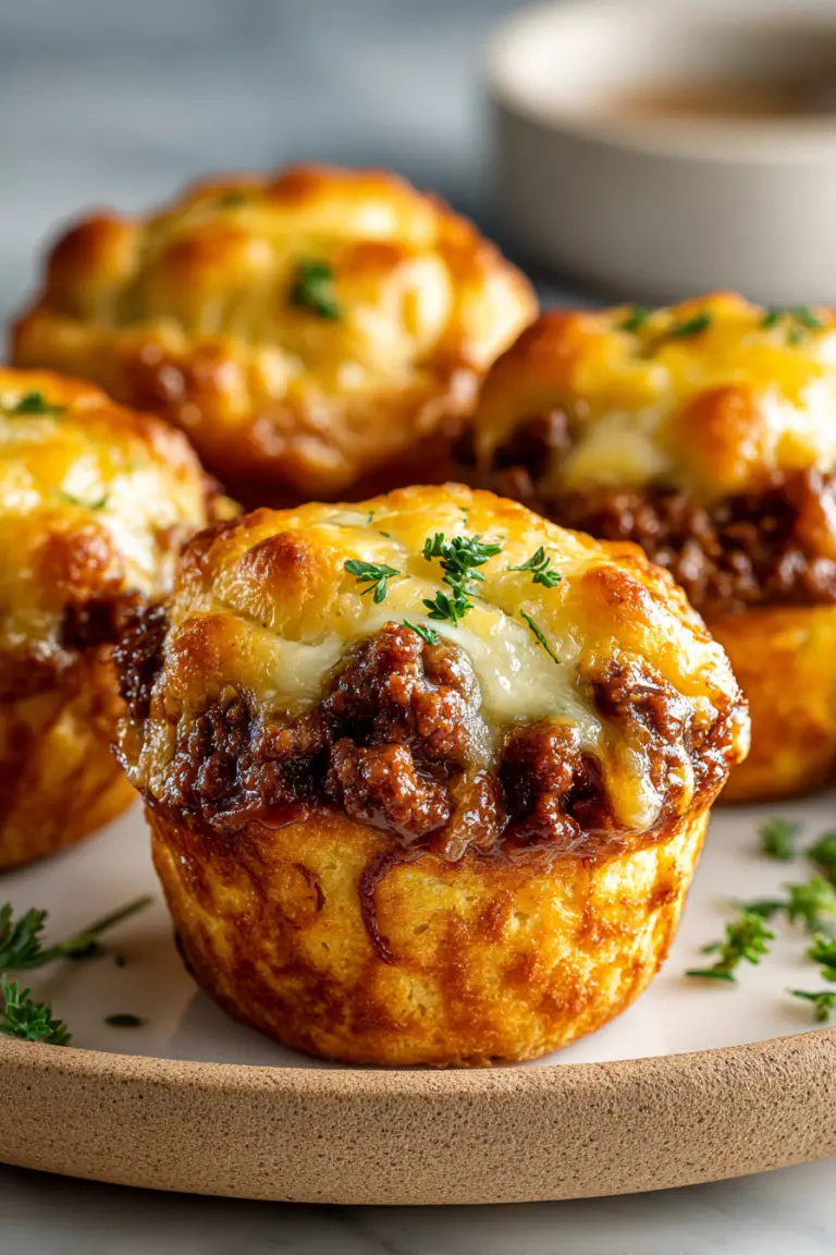 Cheesy Beef Biscuit Bombs Recipe