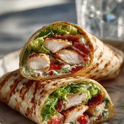 Chicken Caesar Wrap Recipe
