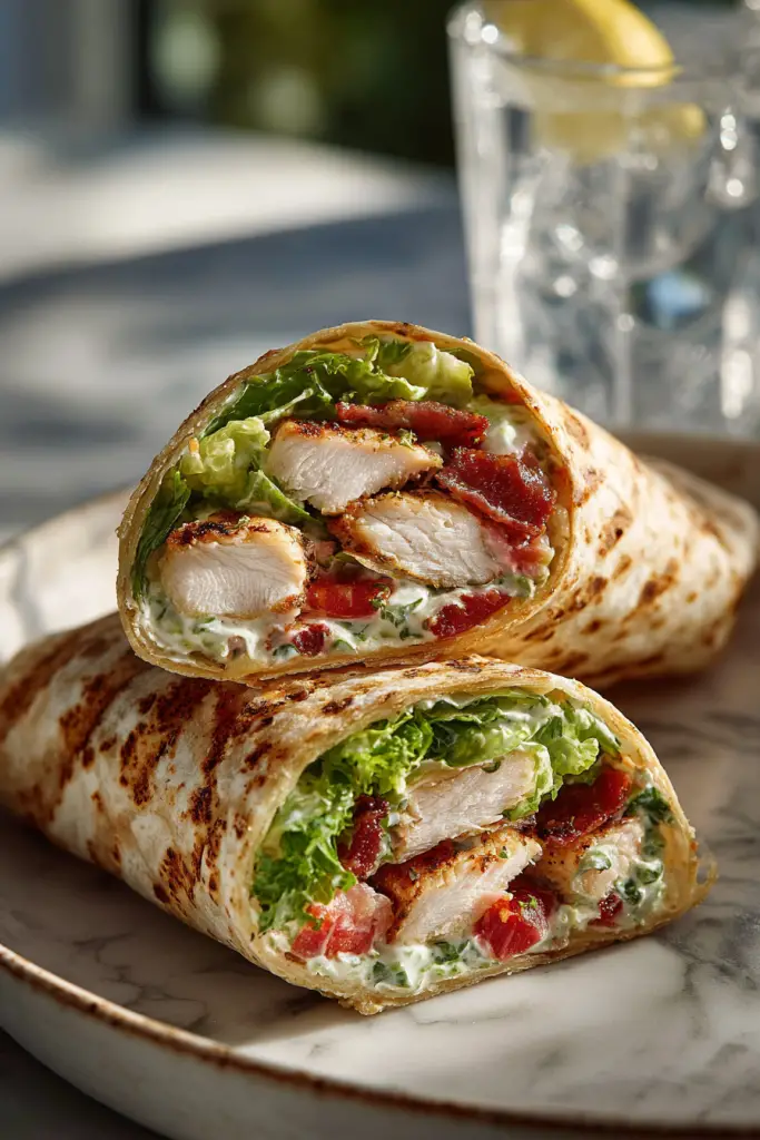 Chicken Caesar Wrap Recipe