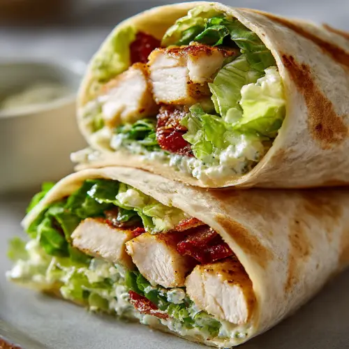 Chicken Caesar Wraps Recipe