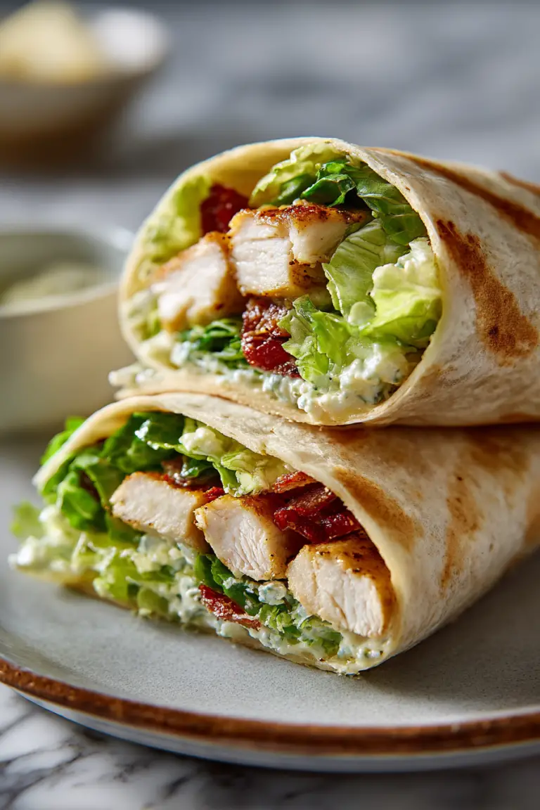 Chicken Caesar Wraps Recipe