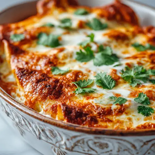 Chicken Enchiladas with Creamy Tomato Sauce