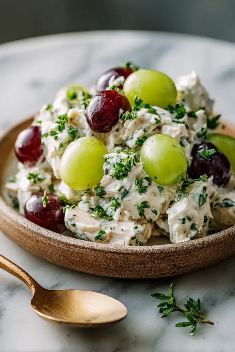 Chicken Salad with Grapes and Chick