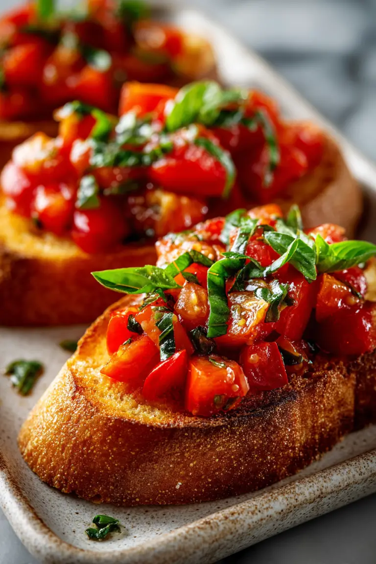 Classic Italian Bruschetta Recipe