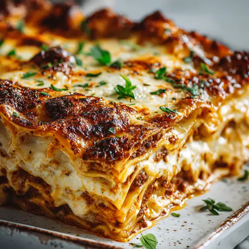 Classic Italian Layered Lasagna Baked