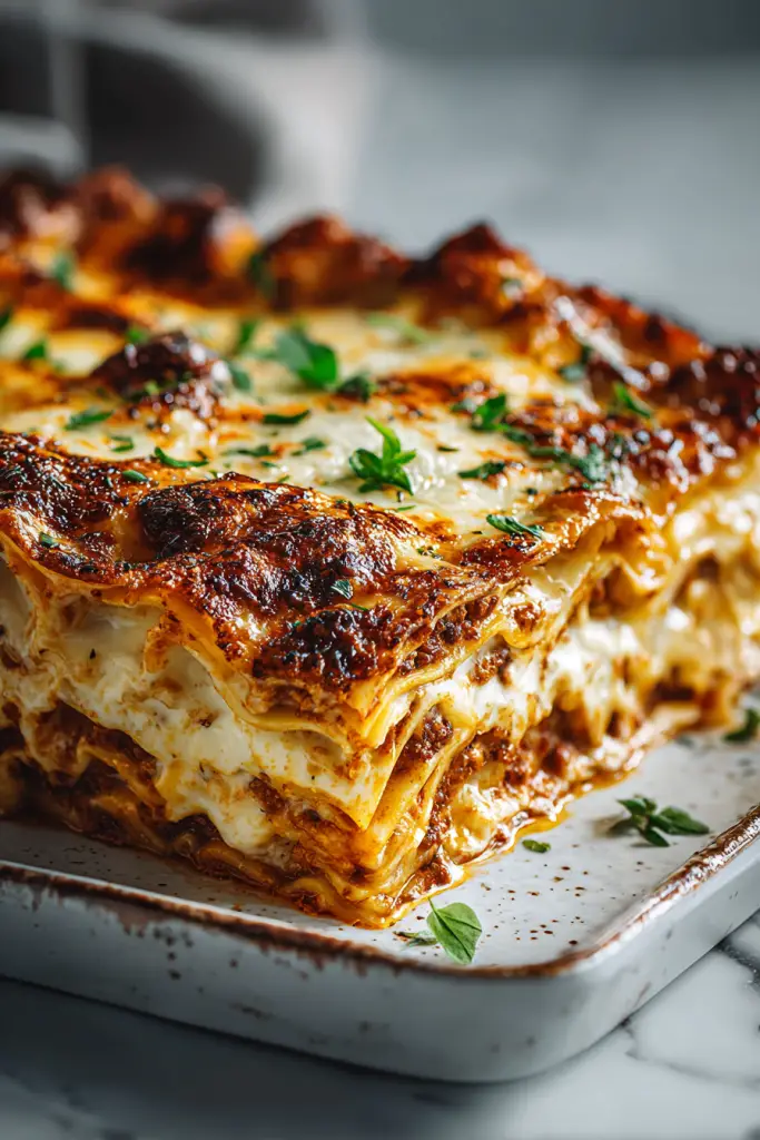Classic Italian Layered Lasagna Baked