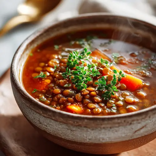 Classic Italian Lentil Soup Recipe