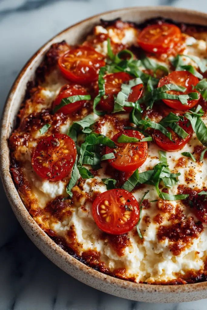 Cottage Cheese Pizza Bowl Recipe