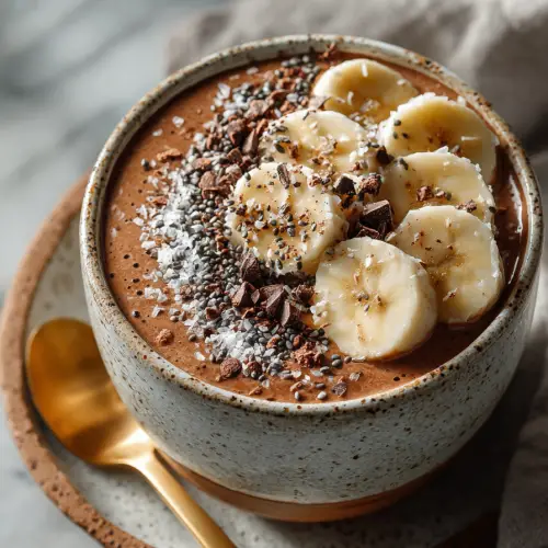 Creamy Brownie Overnight Breakfast Oats