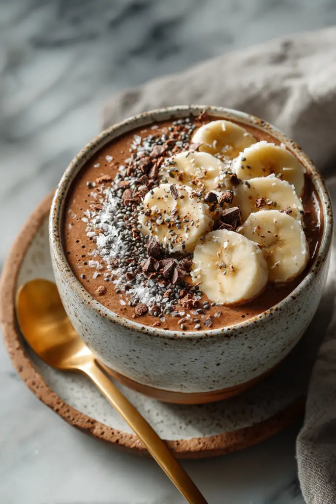 Creamy Brownie Overnight Breakfast Oats