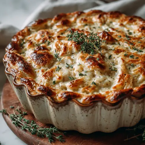 Creamy Chicken Orzo Pot Pie