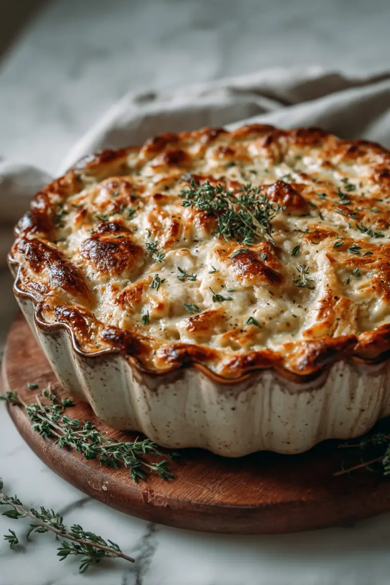 Creamy Chicken Orzo Pot Pie