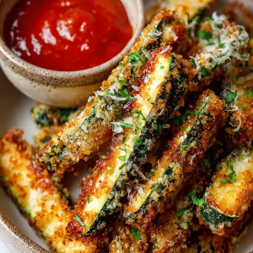 Crispy Air Fryer Zucchini Fries Recipe