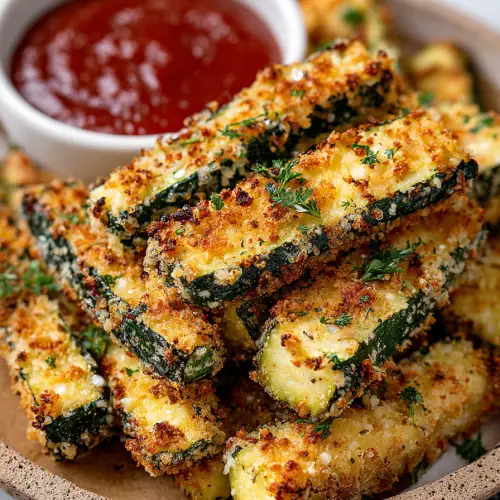 Crispy Air Fryer Zucchini Fries Recipe