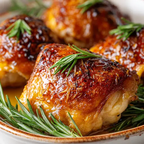 Crispy Baked Chicken Thighs Recipe
